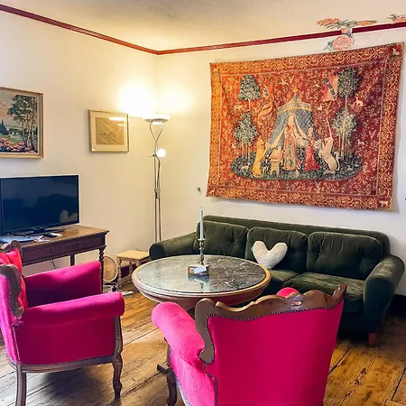 公寓 La Maison Bleue - Historic House In The Heart Of 利克维